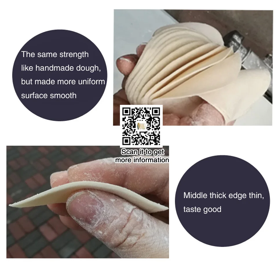 
New automatic imitation handmade dumpling skin machine catering equipment buns wonton skin wonton machine 110/220v 