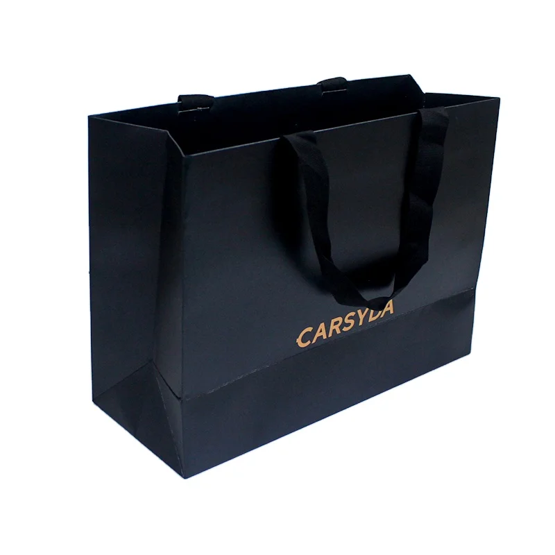 Free design customised luxury gift paper bag Wholesale Recyclable Shopping Paper Bag shoes paper bag