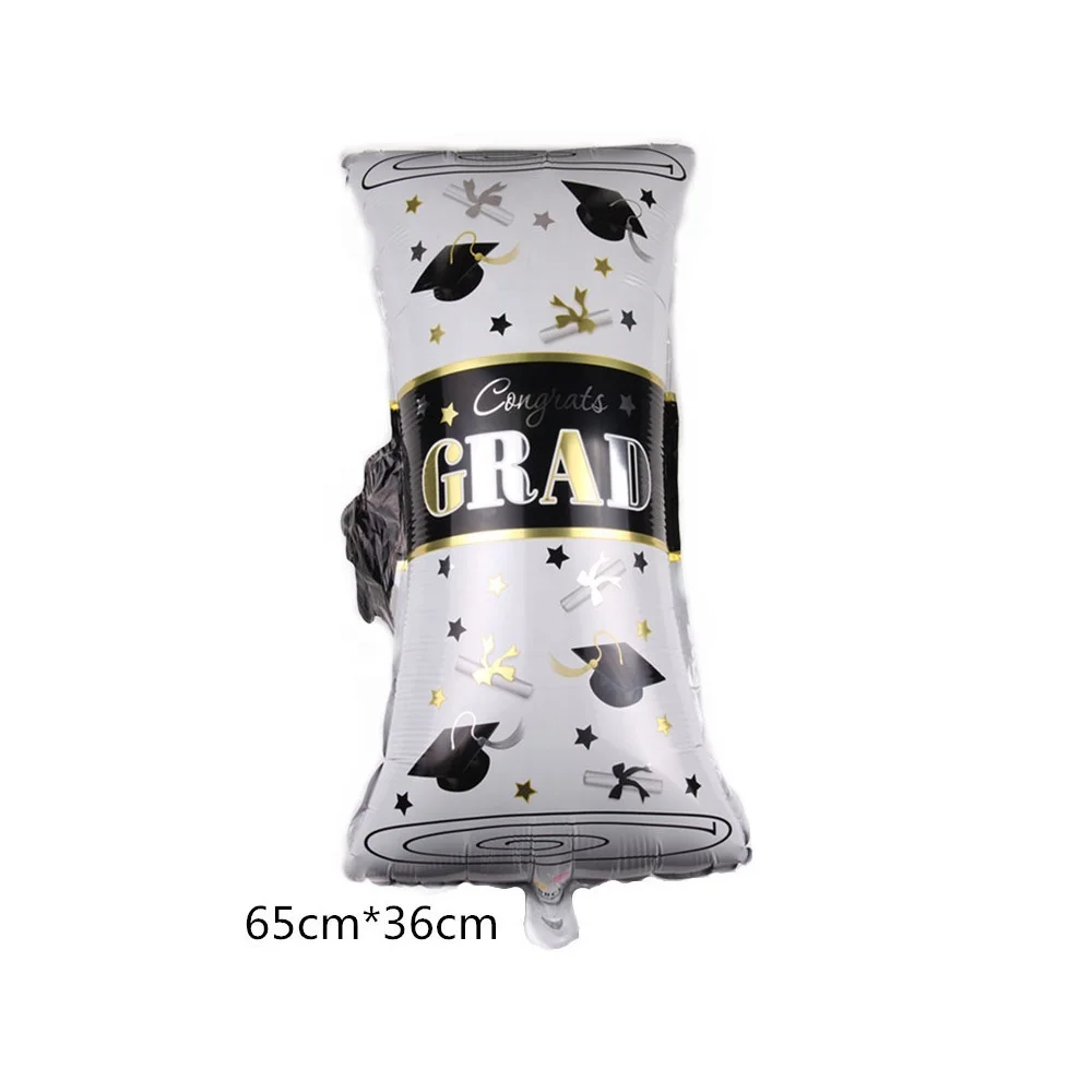 2024 Mylar Graduation Ballon Gift Stage Party Supplies Decoration Favor Decor Foil Helium Happy Graduation Balloons for Students