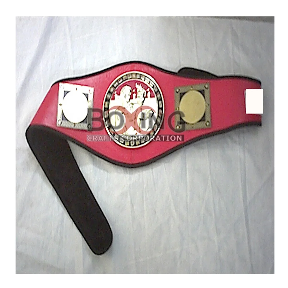 Универсальный позолоченный Блестящий металлический и кожаный ремень для карате, mma, тхэквондо, Муай Тай, боксерских турниров