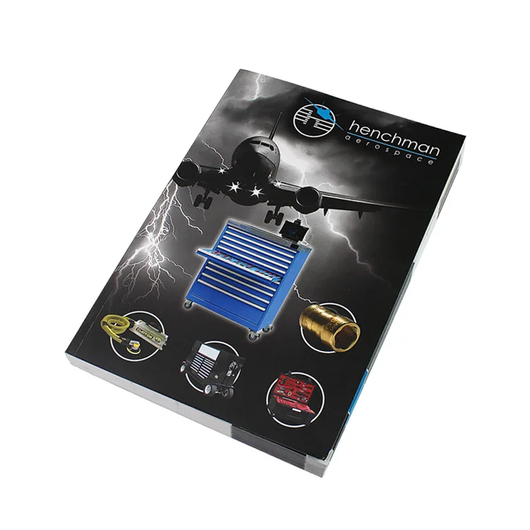 Custom Offset Printing Perfect Binding Brochures Company Catalog Softcover Children Publication Book Printing Service