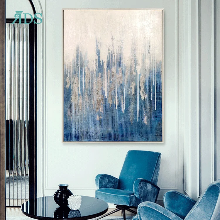 Hot sale decor wall artwork abstract paintings for hotel decoration