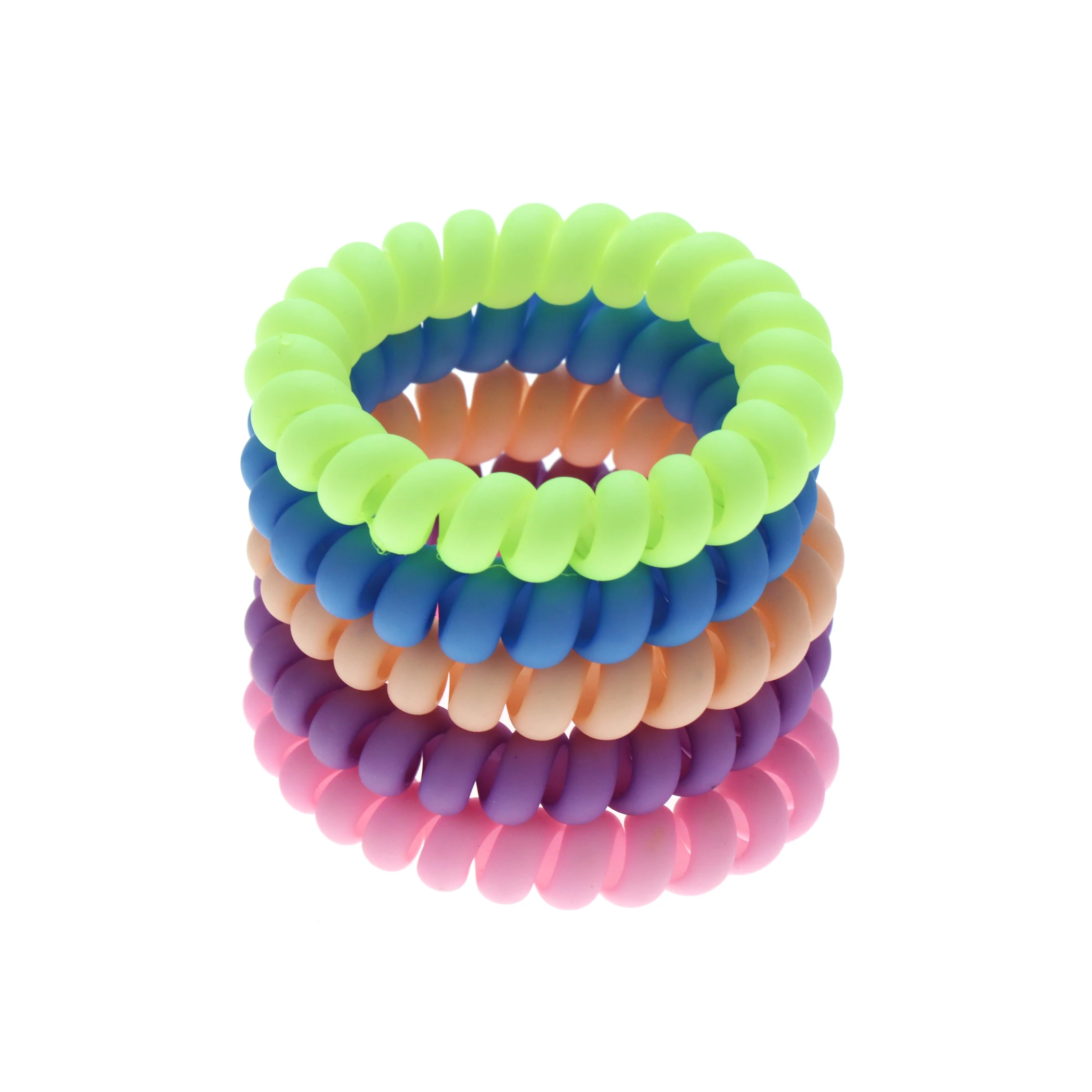 
convenient nice phone cord hair tie sets hair accessories pony holder for girls and women 