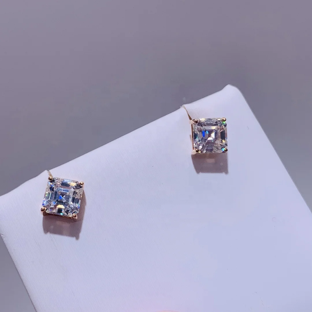 Женские серьги-гвоздики 9K/14K/18K