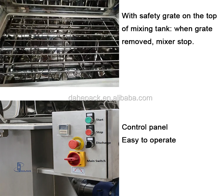 2 ton automatic spice concrete ribbon mixer