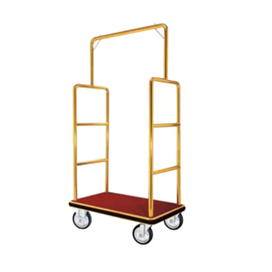 C008 Modern Design Hotel Lobby Bird Cage Baggage Carrier Trolley Service Hospitality Supplies Luggage Cart for Hotel