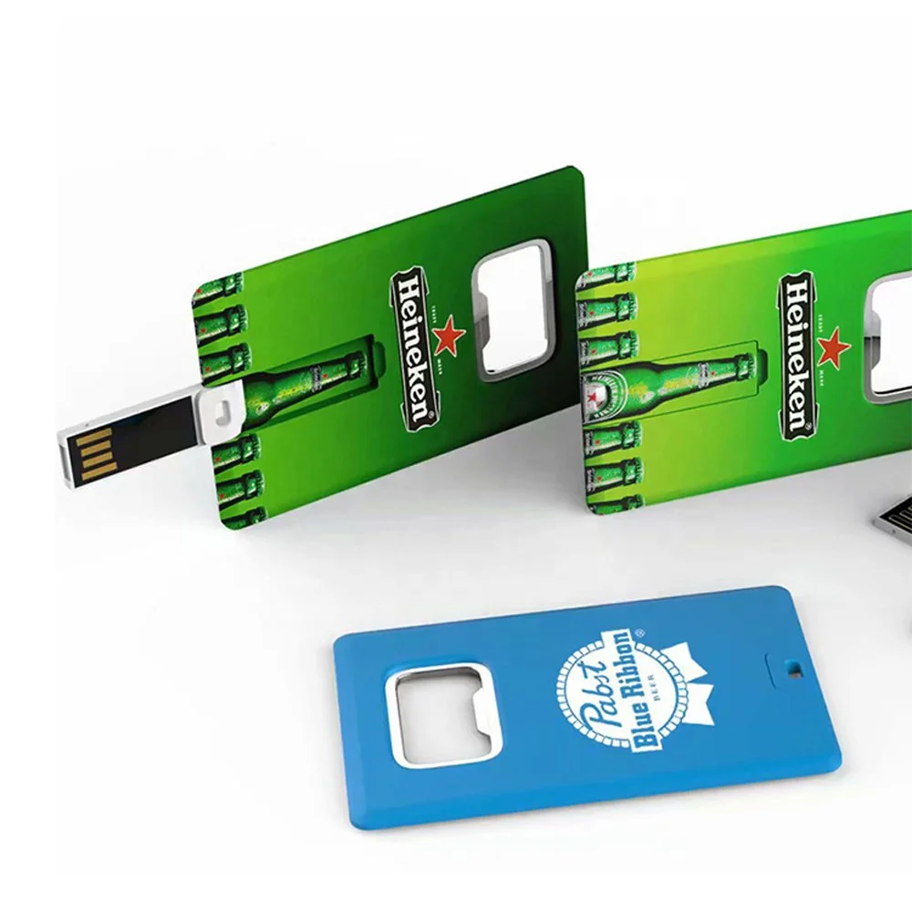 Многофункциональный USB флэш-накопитель 2 0 8 ГБ 16 32 бизнес подарки флеш-накопитель карты открывалка для пивных бутылок карт форма