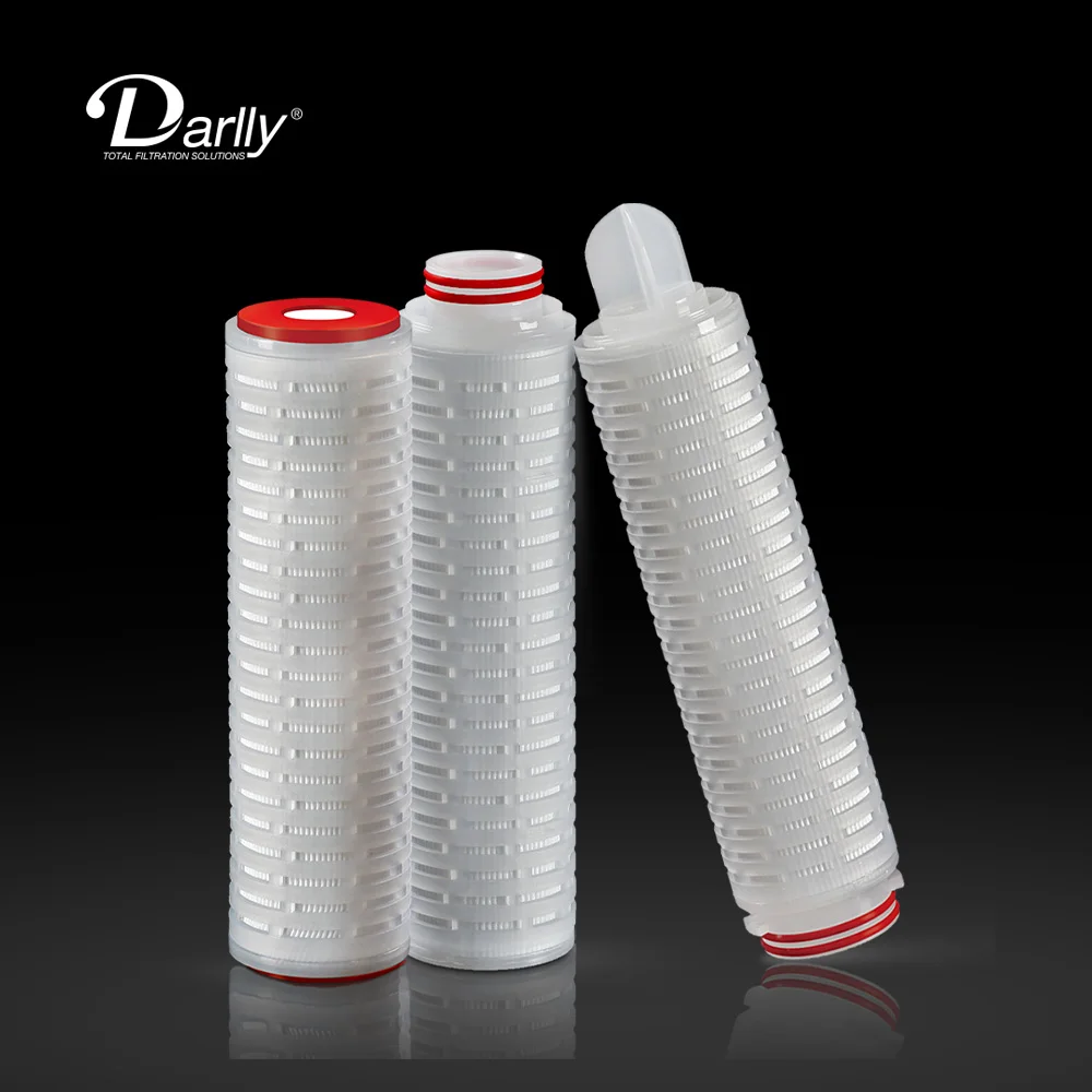 Custom Design RO 10/20/30 Inch 1 Micron PP Pleated Water Filter Cartridges for Industrial Reverse Osmosis Water Filter System