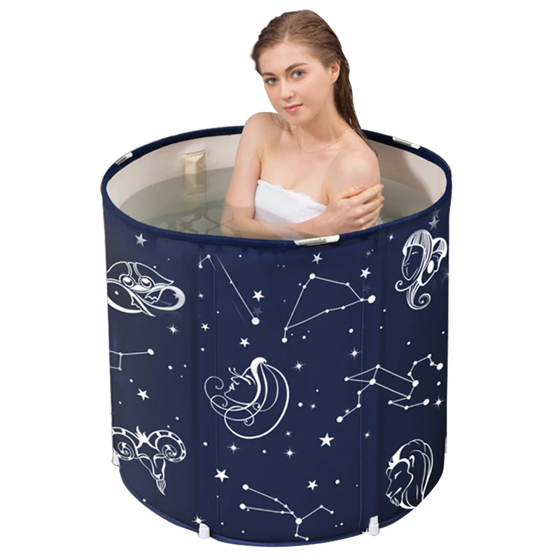 Wholesale Plastic PVC Folding Black Bathtub Malaysia Round Bathtub