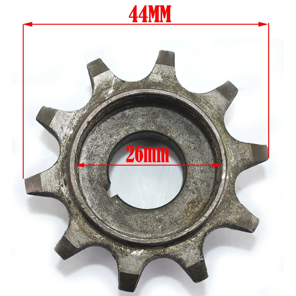 10 teeth Convenient Durable Stable 10T Clutch Gear Drive Sprocket 49cc 66cc 80cc Engine Motorized Bicycle