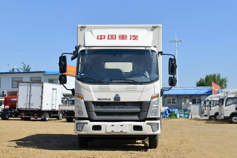 4x2 SINOTRUK HOWO light duty cargo truck 6 Tonne Van Truck