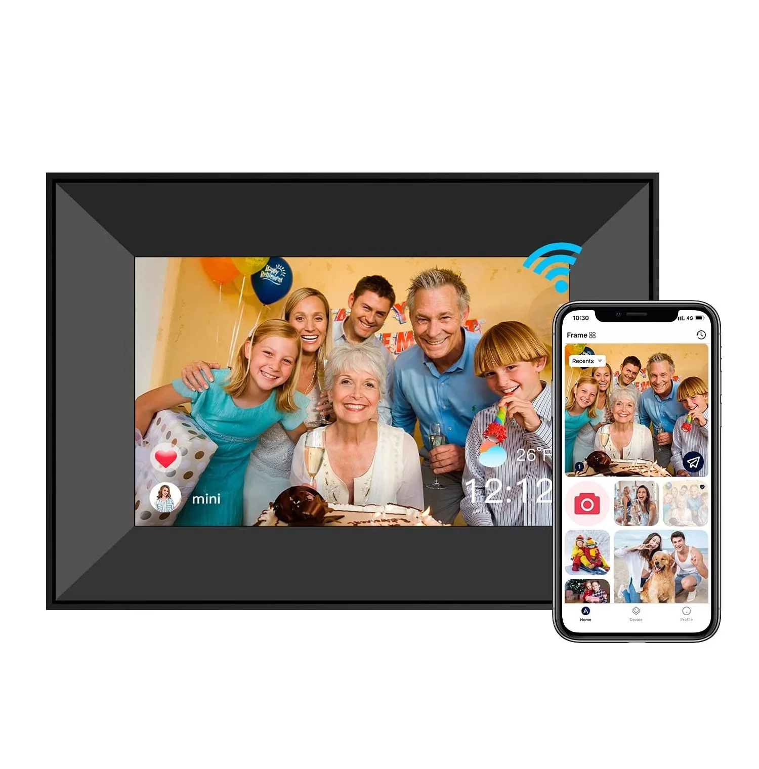 Привлекательная цена новый тип 8 дюймов Wi-Fi Full Hd видео сенсорный экран цифровая фотография картина рамка для семейного