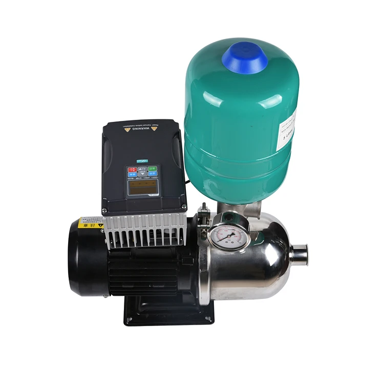Single-Stage Variable Frequency Irrigation Booster 5HP Stainless Steel Cast Iron Drinking Water Treatment Centrifugal Suction