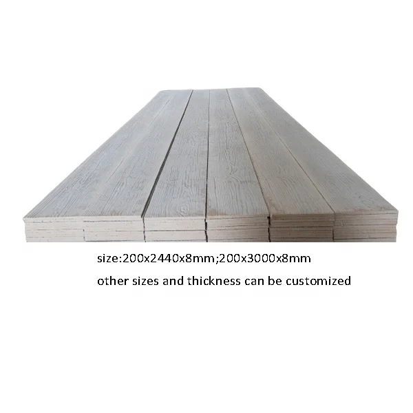 8mm Lap fiber cement siding Wooden Texture cement panels exterior