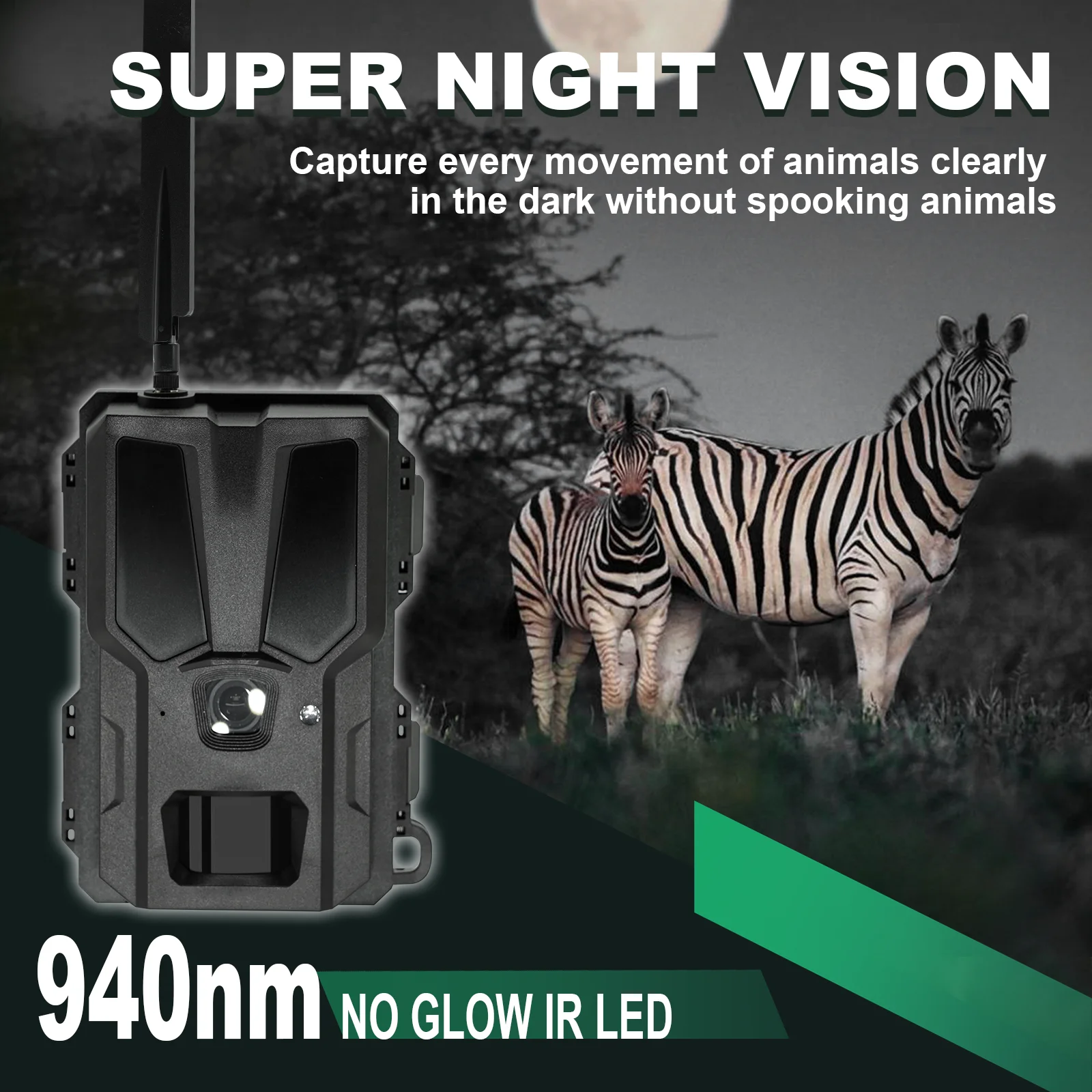 WILLFINE AI-powered wildlife camera live 4g app PIR sensor hunting trail camera