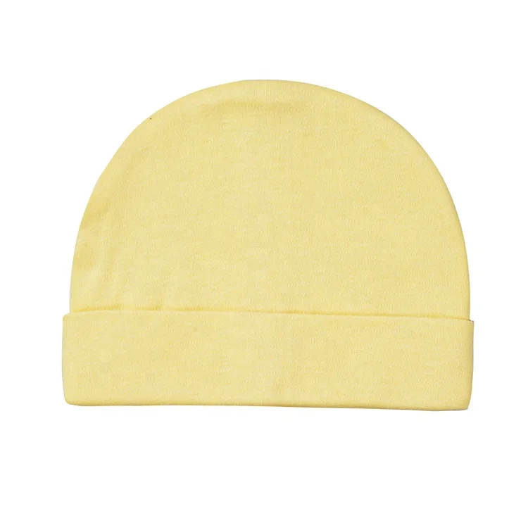 cotton round newborn baby hats
