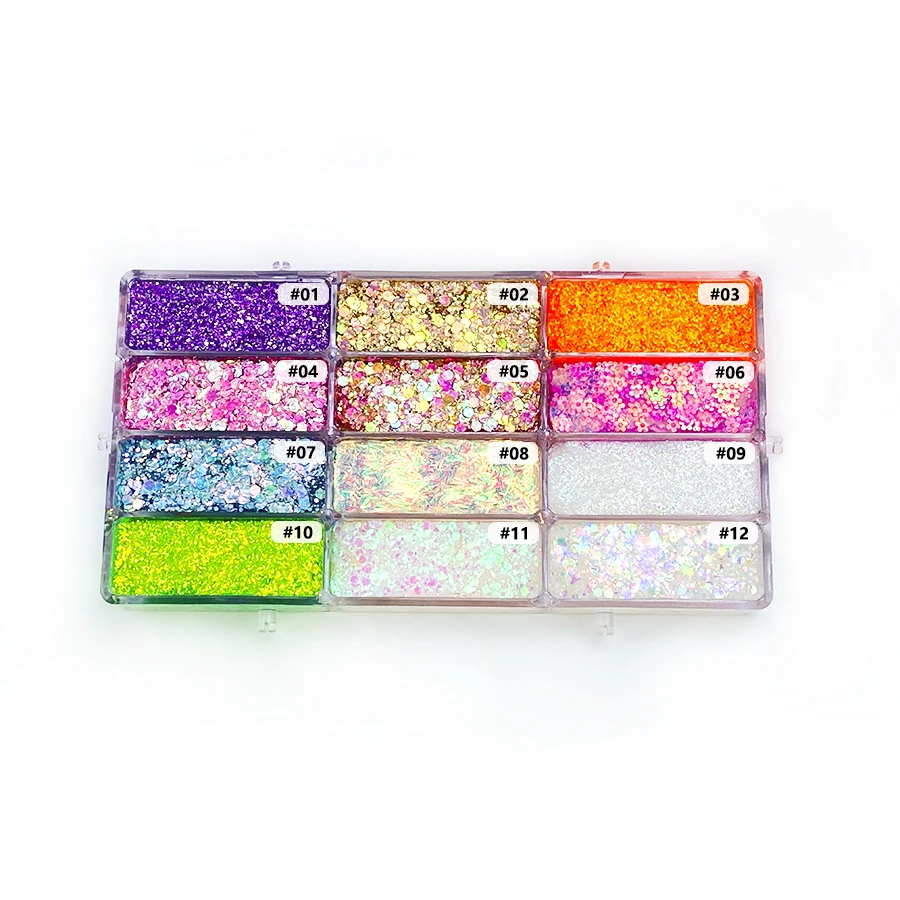 Luxurious Biodegradable Holographic Gel Eyeshadow Factory Customizable Sparkle Excellent Performance Face Scrubbing Cream Form