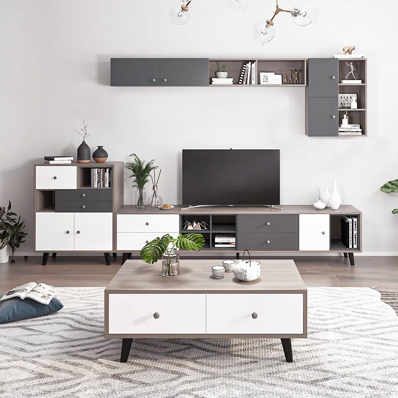 Home  Living room furniture cabinet Modern  tv stands Coffee Table