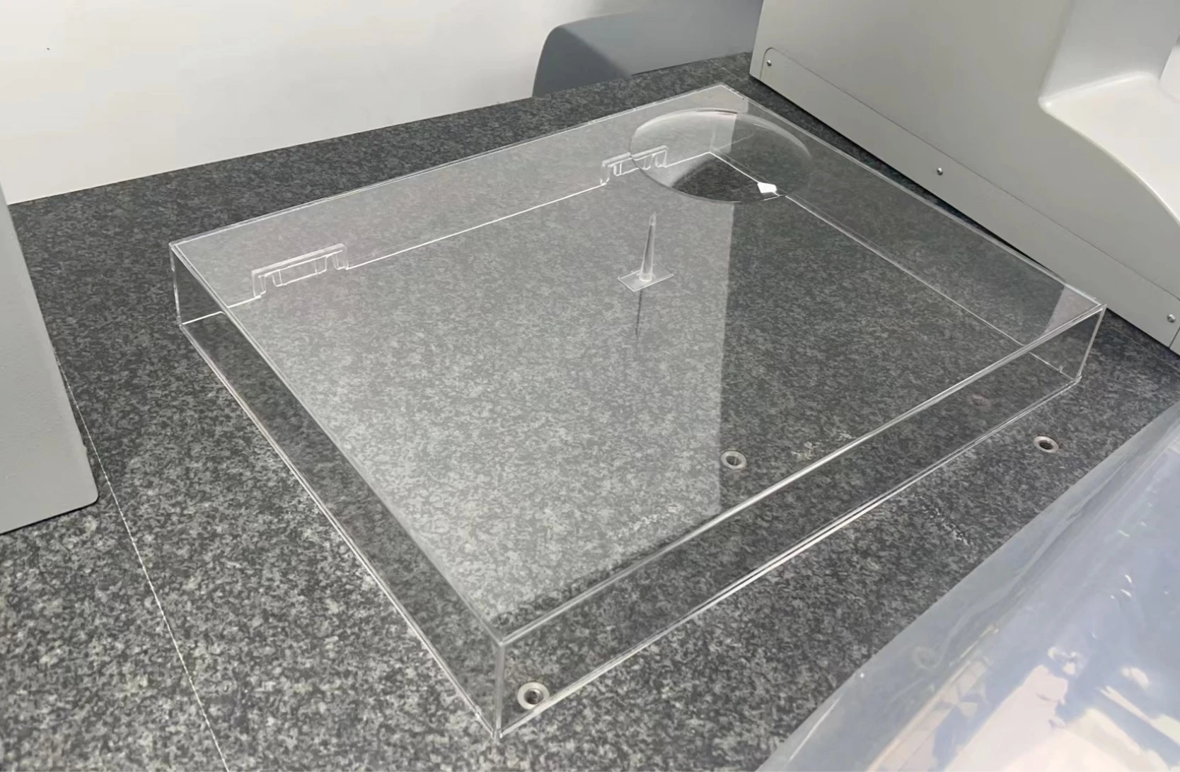 Custom Vacuum Plastic Casting Transparent Acrylic PP PC Lid Cover Large Plastic Vacuum Casting Forming Parts