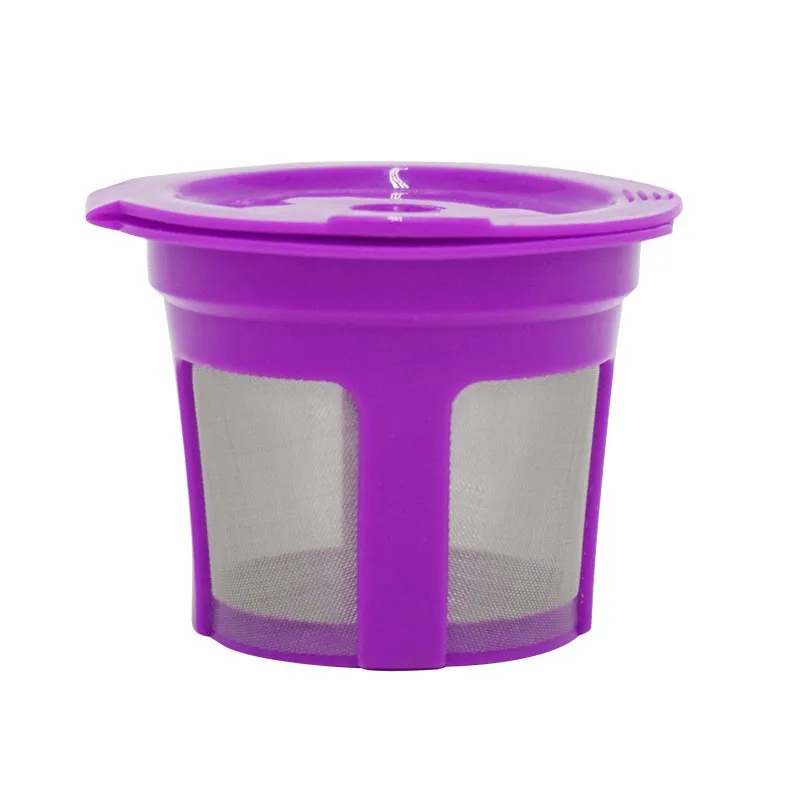 Cafe Save Reusable K Cup Pod Coffee Filters - Refillable Coffee Pod Capsules with Built-In, Integrated Mesh Strainer