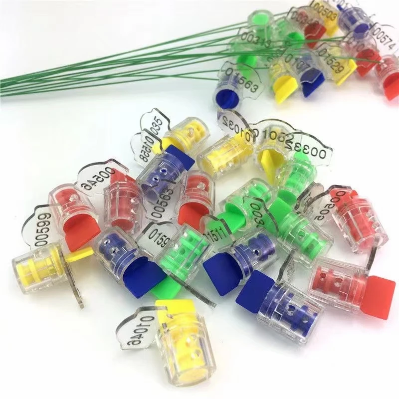 Защитная булавка GY601 уплотнение для счетчика воды с медной проволокой пластиковые уплотнения электроэнергии