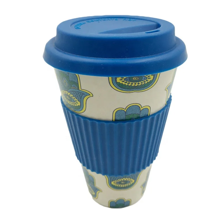 Reusable Custom Cups Eco Friendly Biodegradable Bamboo Cup Bamboo Fiber Coffee Cups