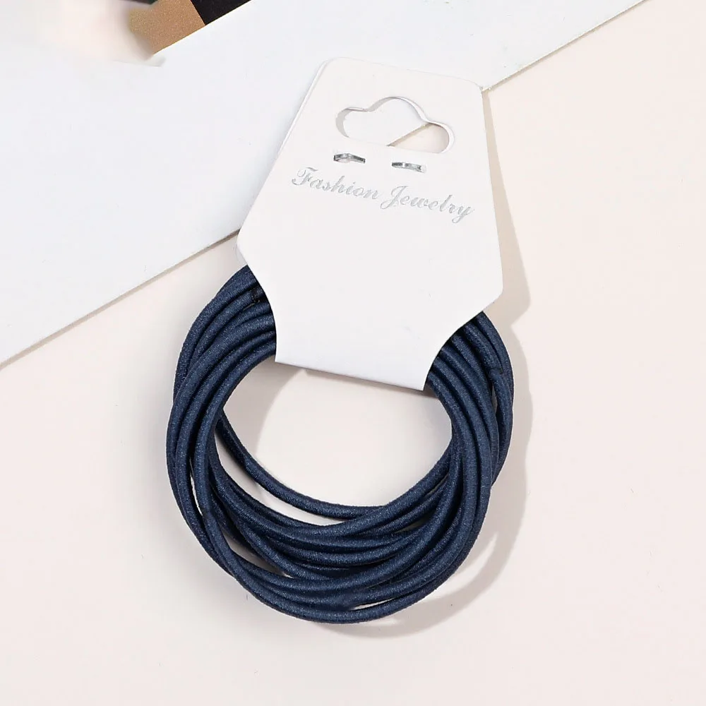 10 pcs Elastic Hair Ties Hair Bands Rubber Band Hair Ring