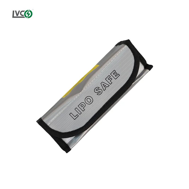 LVCO silicone coated explosion proof lipo battery safe bag mini size battery guard safe bag electric accessories bicycle