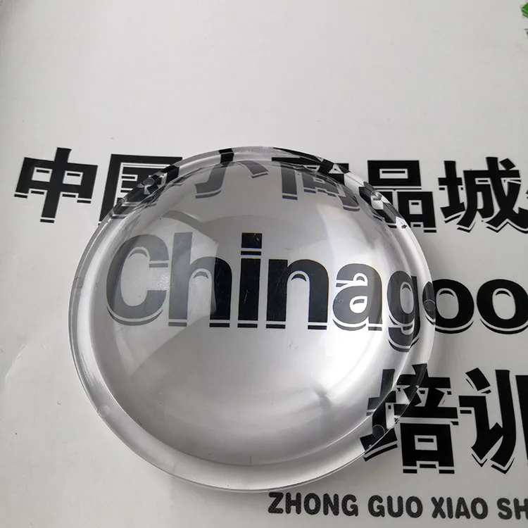 China High Quality Product Diameter 66mm LED Plano-Convex Acrylic Lens Lighting Accessories Eagle Eye Lamp Convex Lens