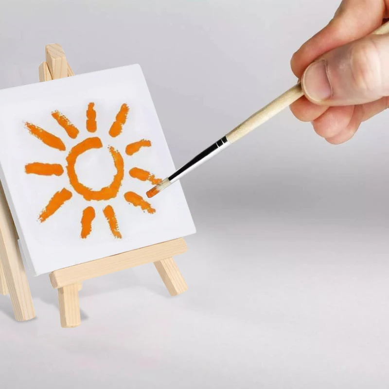 Easel with canvas frame drawing board for kids drawing easel board set