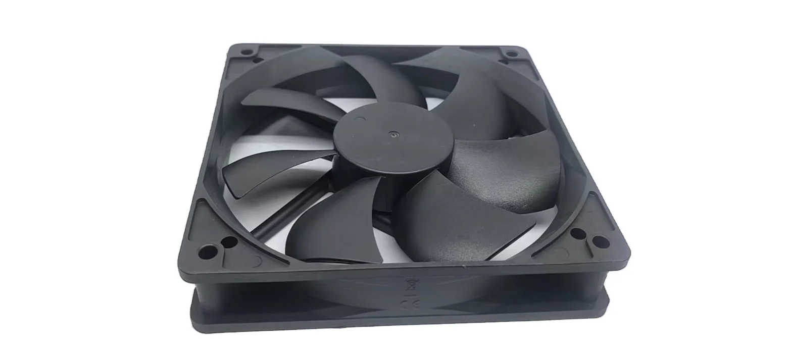 JEEK High Speed Brushless Dc Fan 120*120*25mm 12 volt dc exhaust cooling  12025 axial flow fans