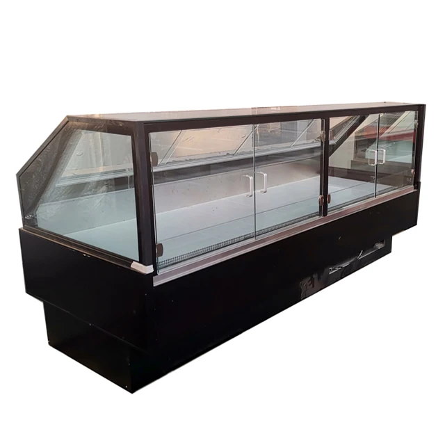 Supermarket Meat Display Chiller Commercial Deli Meat Display Fridge
