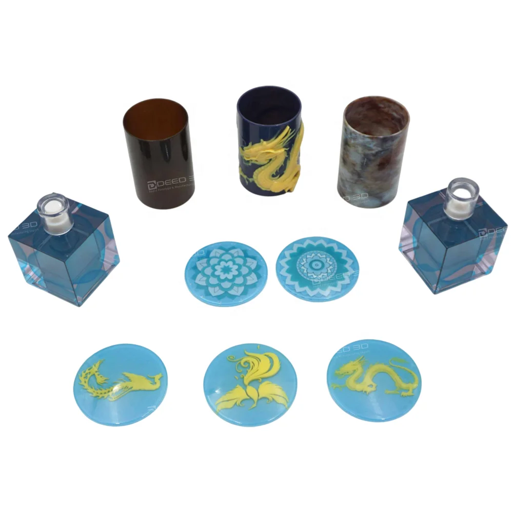 DEED3D factory high precision smooth surface full color transparent resin crafts 3d printing service with small batch production