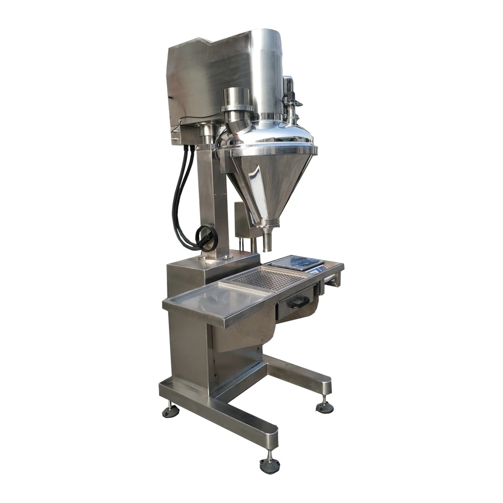 Small Automatic Milk Cafe Washing Seasoning Powder Dispenser Auger Filling And Packing Machine