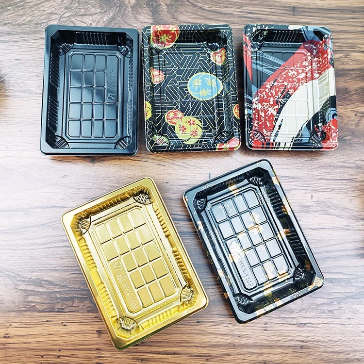 Wholesale Modern Style Convenient rectangle platter Container  Food Open anti fog Lid Plastic Box for take out