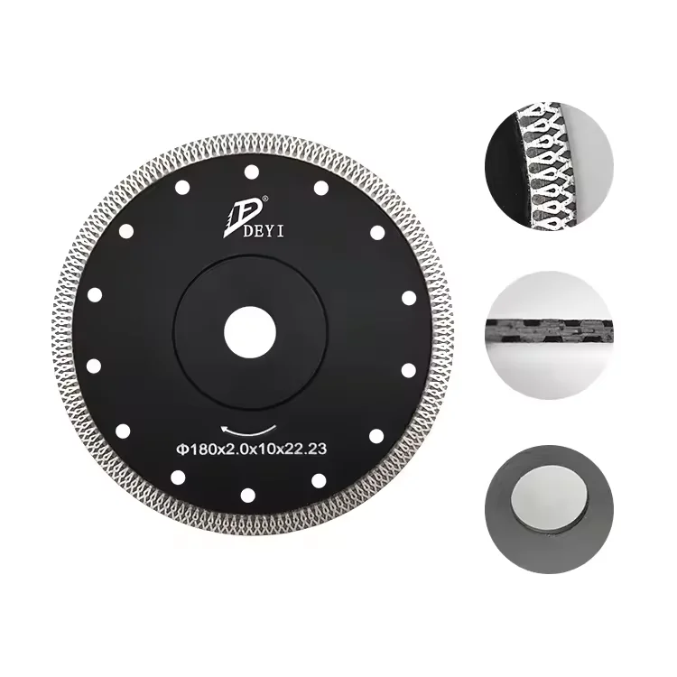 DEYI Customized ceramic tile cutter Tile Marble 125mm diamond saw blade diamond cutting Disc Granite Cutter