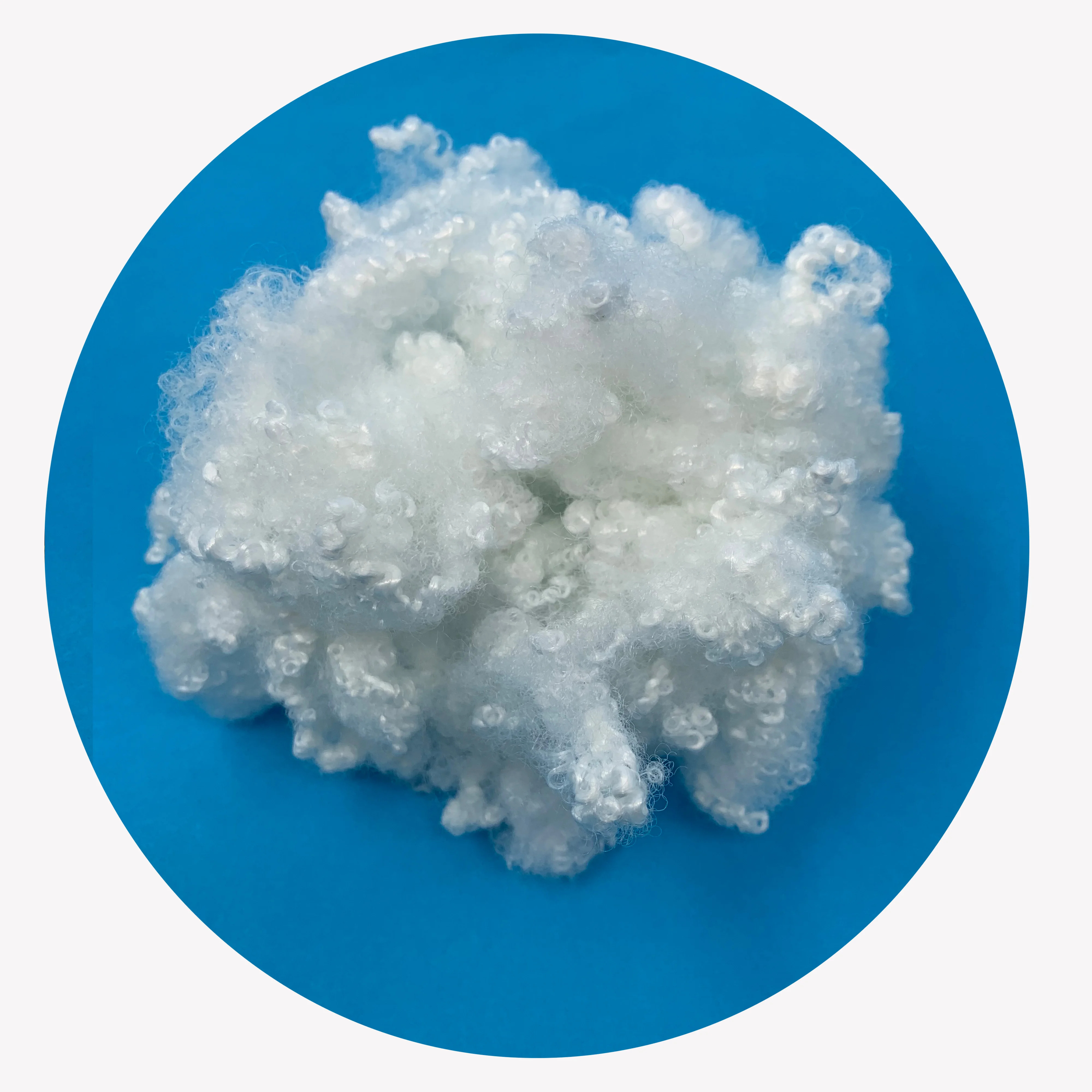 polyester fiber 7d 32mm hot sale hcs fibra siliconada