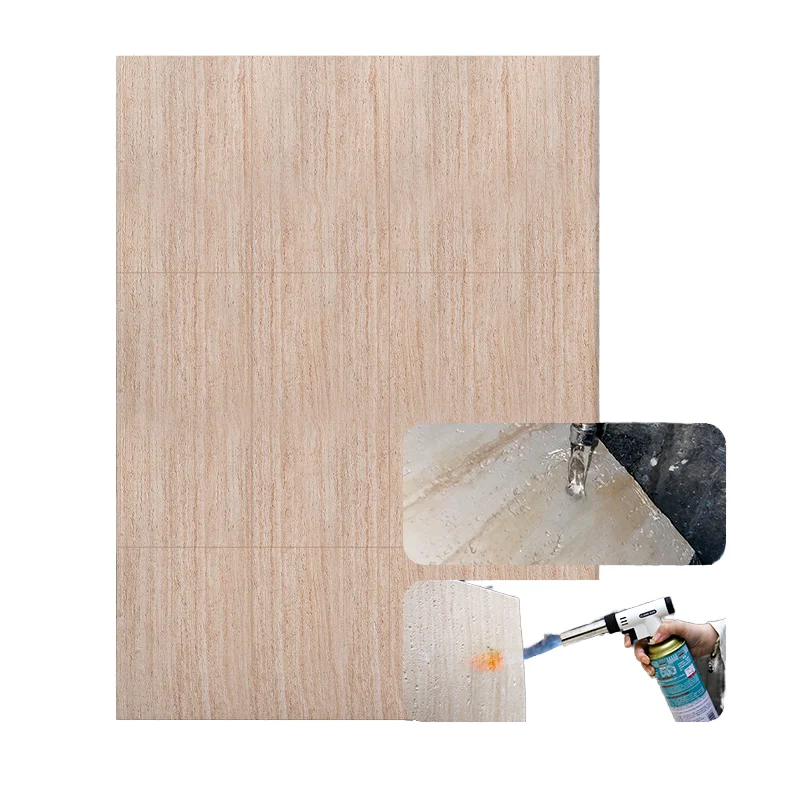 3D Modern Outdoor Soft Flexible Artificial Travertine Wall Panels Faux Interior Cladding Veneer Modified Clay Material Tiles