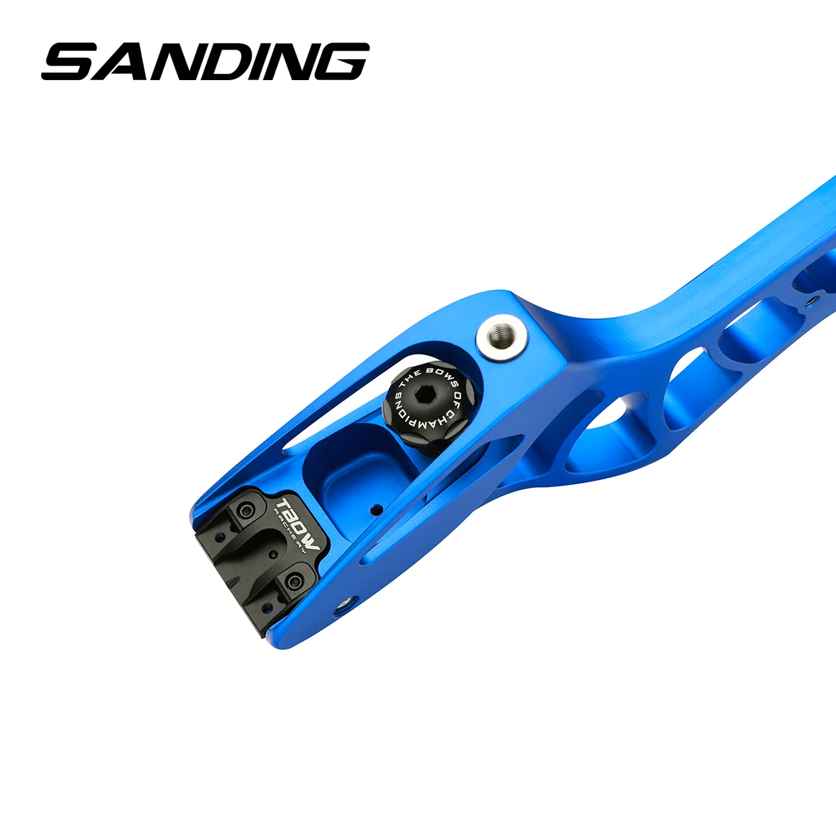 Металлический подъемник для стрельбы из лука на заказ, 25 дюймов, правая рука, черный, синий, ILF, Рекурсивный лук, подъемник для соревнований