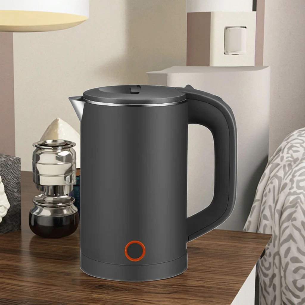 500 мл емкость двойной стальной Электрический чайник портативный водонагреватель кухонная техника