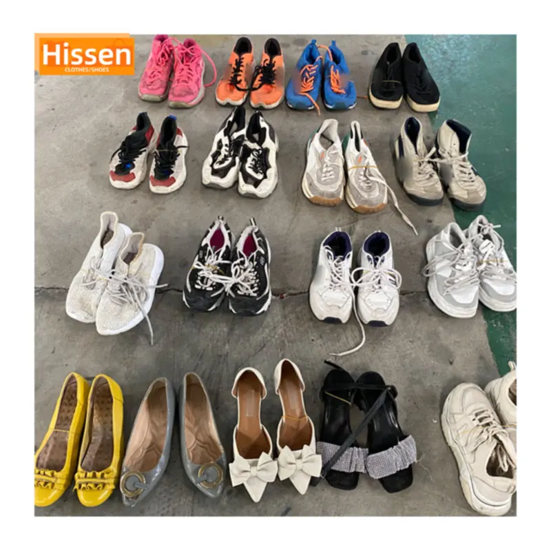 Туфли секонд-хенд Italia-Женская обувь б/у Kampala-Uganda