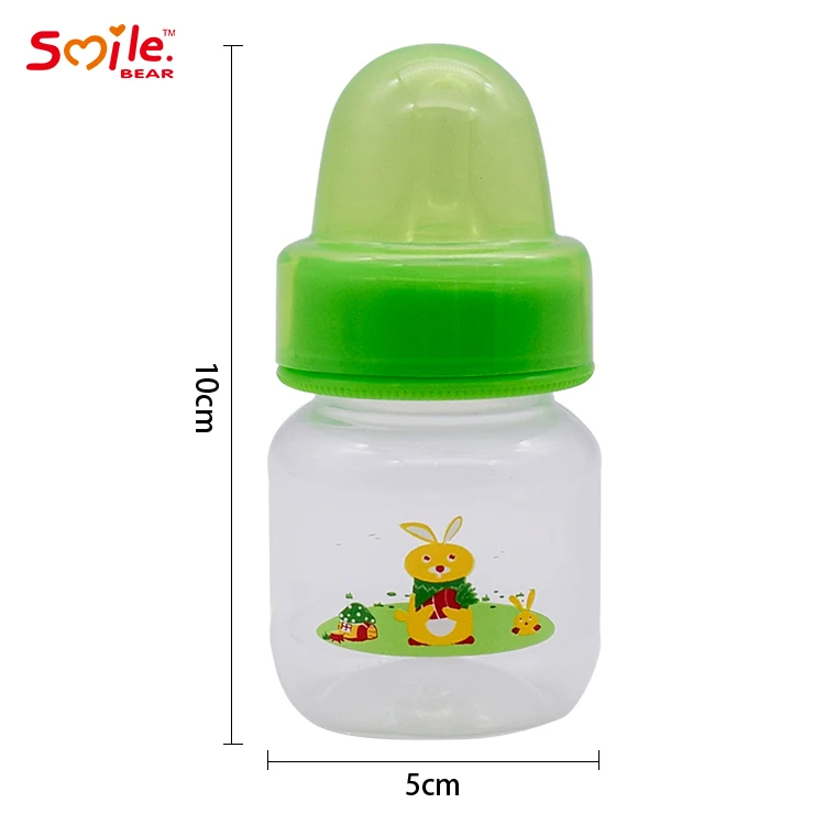 Amazon hot saling food grade 60ml baby feeding bottle