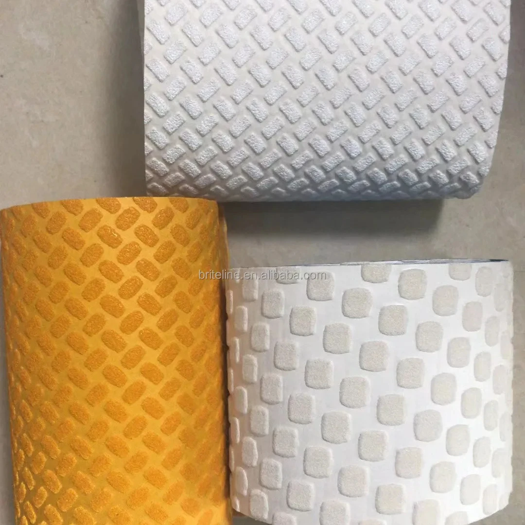 adhesive road reflective marking heavy duty tape concrete strips striping antiskid resistance floor safety self adhesive