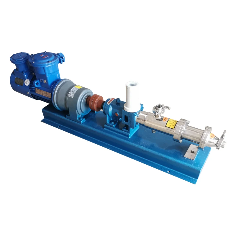 High Quality Screw Feed Pump Liquid Filling Machine Control Dosing System with Precision Screw Pump rotors and stators
