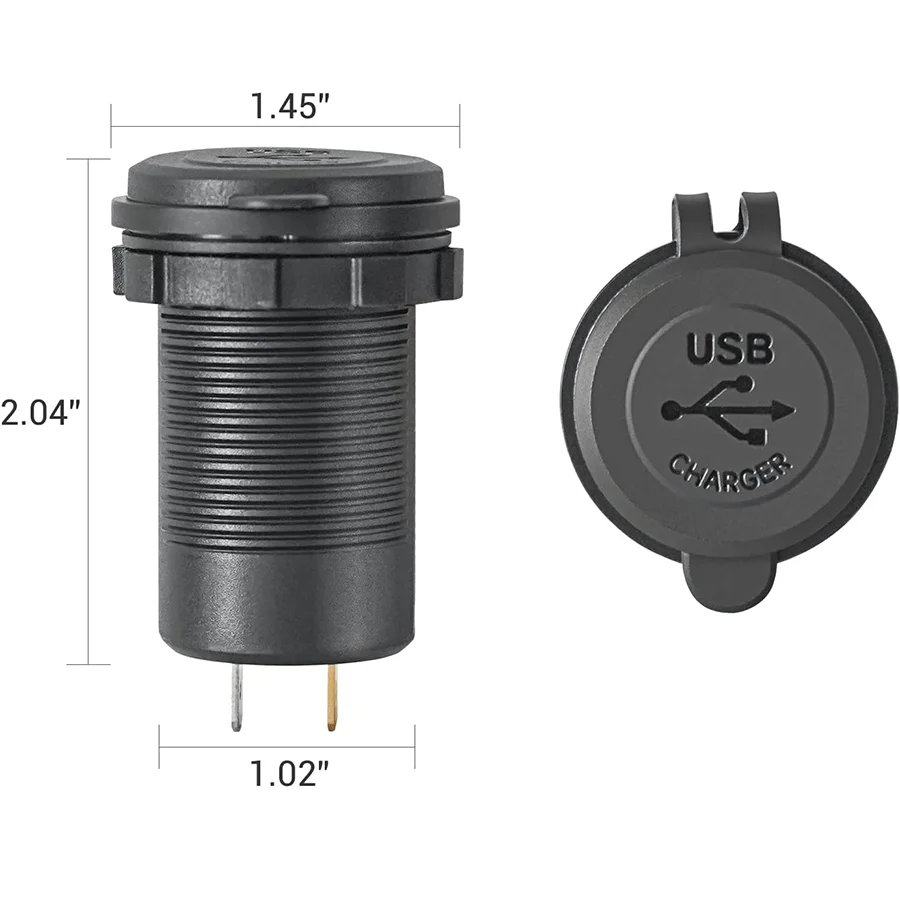 65W USB-C PD3.0 and 18W QC3.0 Multi Car USB Port 12V Socket
