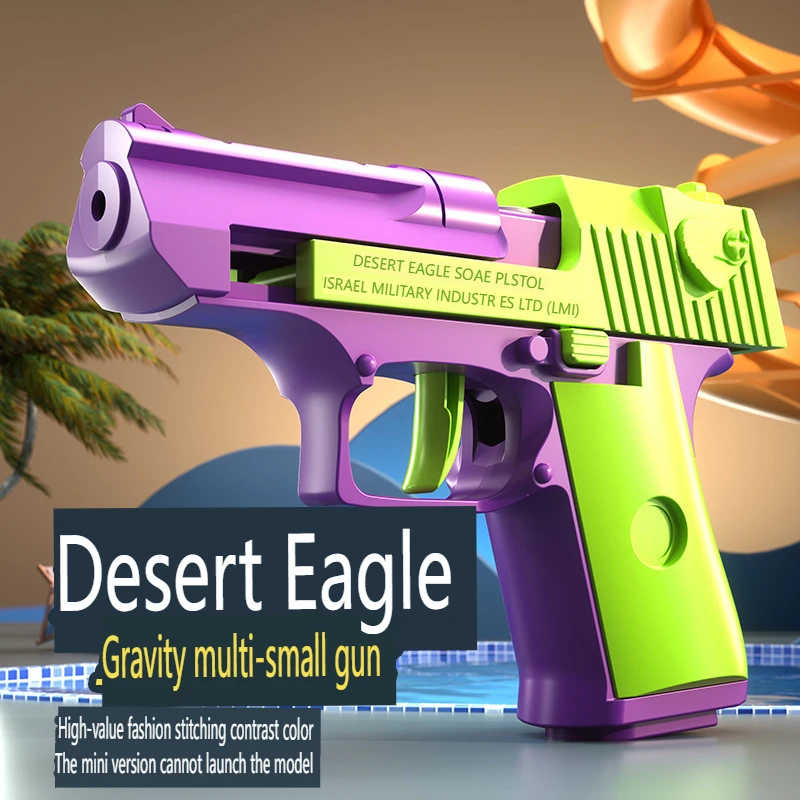 Sand hawk toy gun 3D printing Mini turnip gun on empty bin Decompress the radish knife and fire a toy gun