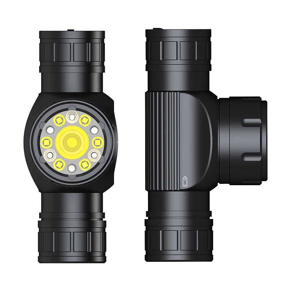 Sofirn HS21 Rechargeable LED Headlamp Red USB Charging Flashlight & Torch