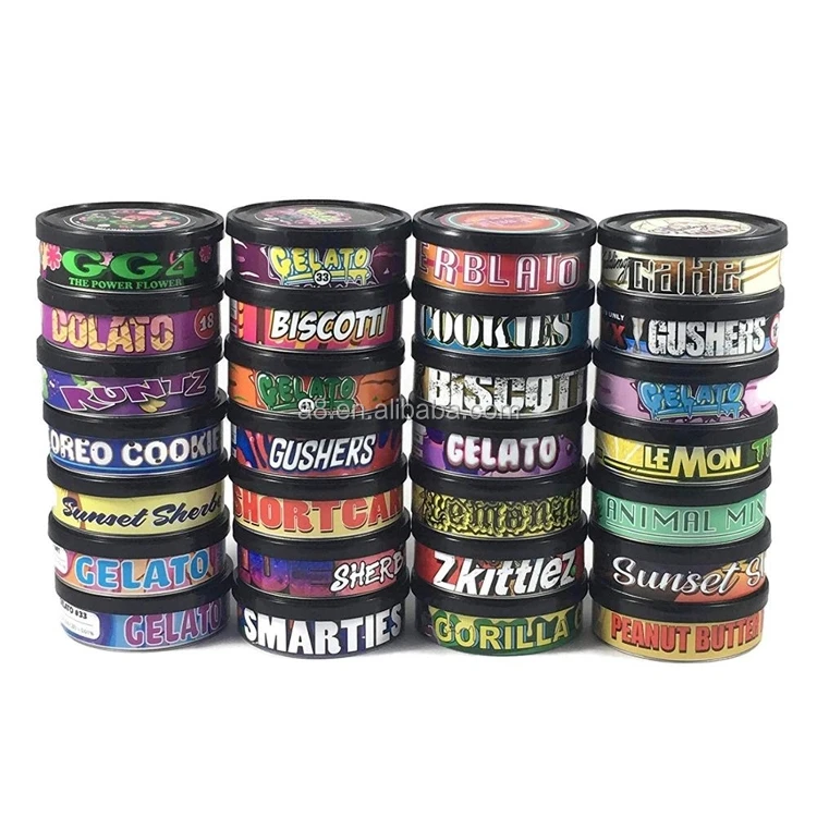 
Wholesales best seller Easy open lid Tin Can 100ml jar box package 35 gram jars Smart tin can coffee 