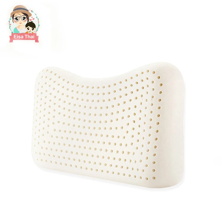 
High Quality Sleep Flat Head Support Baby Nature Latex Pillow For Children 