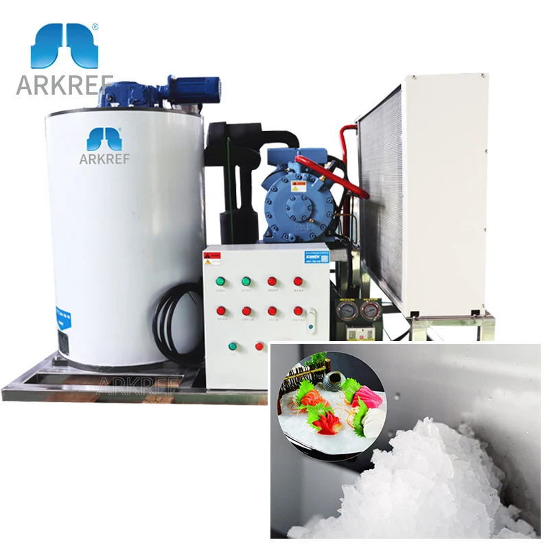 High Quality Catering Equipment Ice Flake Machine / Industrial Ice Maker Machine Price